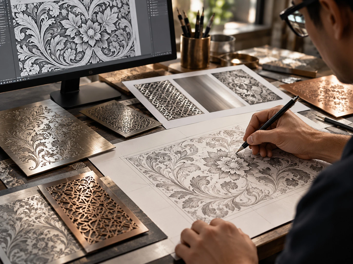 Etching Design illustrative service image