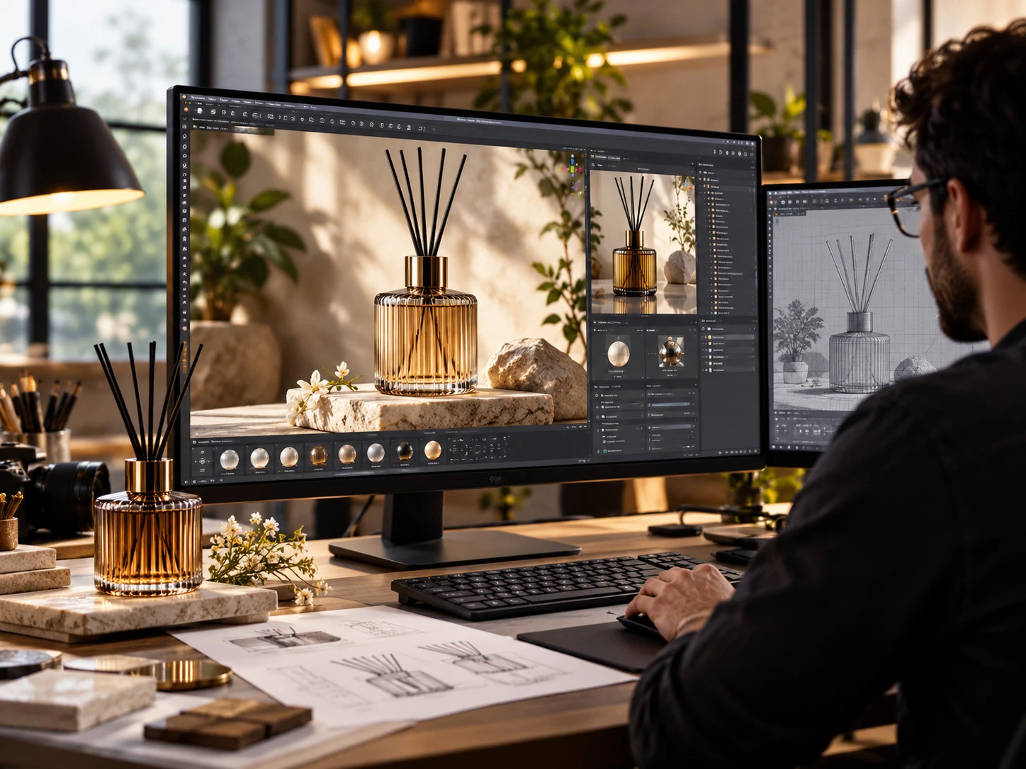 Product Rendering illustrative service image