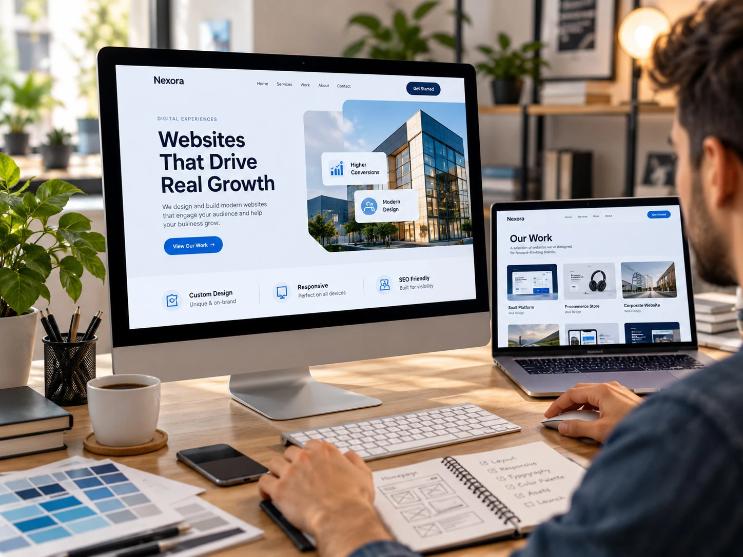 Website Design illustrative service image